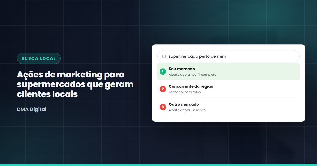 Resultado do mapa do Google com negócios da região